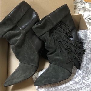 ISABEL MARANT pour H&M suede bootie